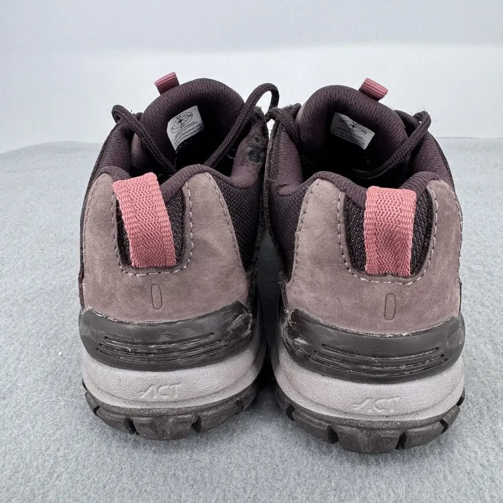 Oboz Shoes Womens Size 5.5 Brown Nubuck Waterproof Hiking Trail Comfort Sneakers