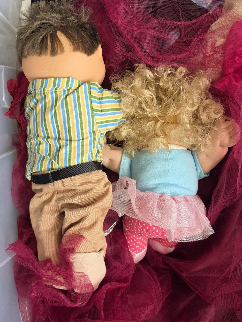 Cabbage Patch Kids two cabbage