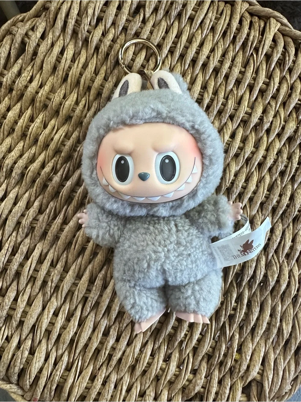 Gray Plush Small Pet Keychain Doll - The Annister