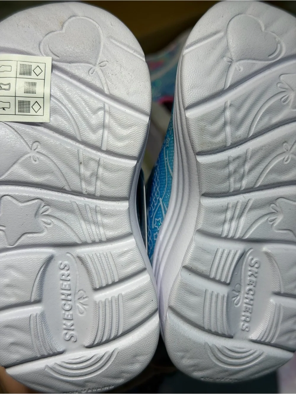 Skechers sparkling blue