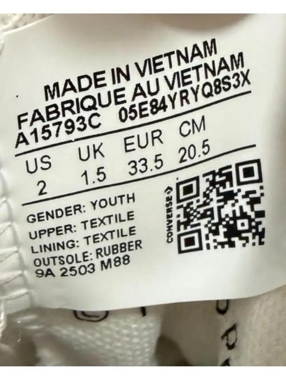 Converse new tag