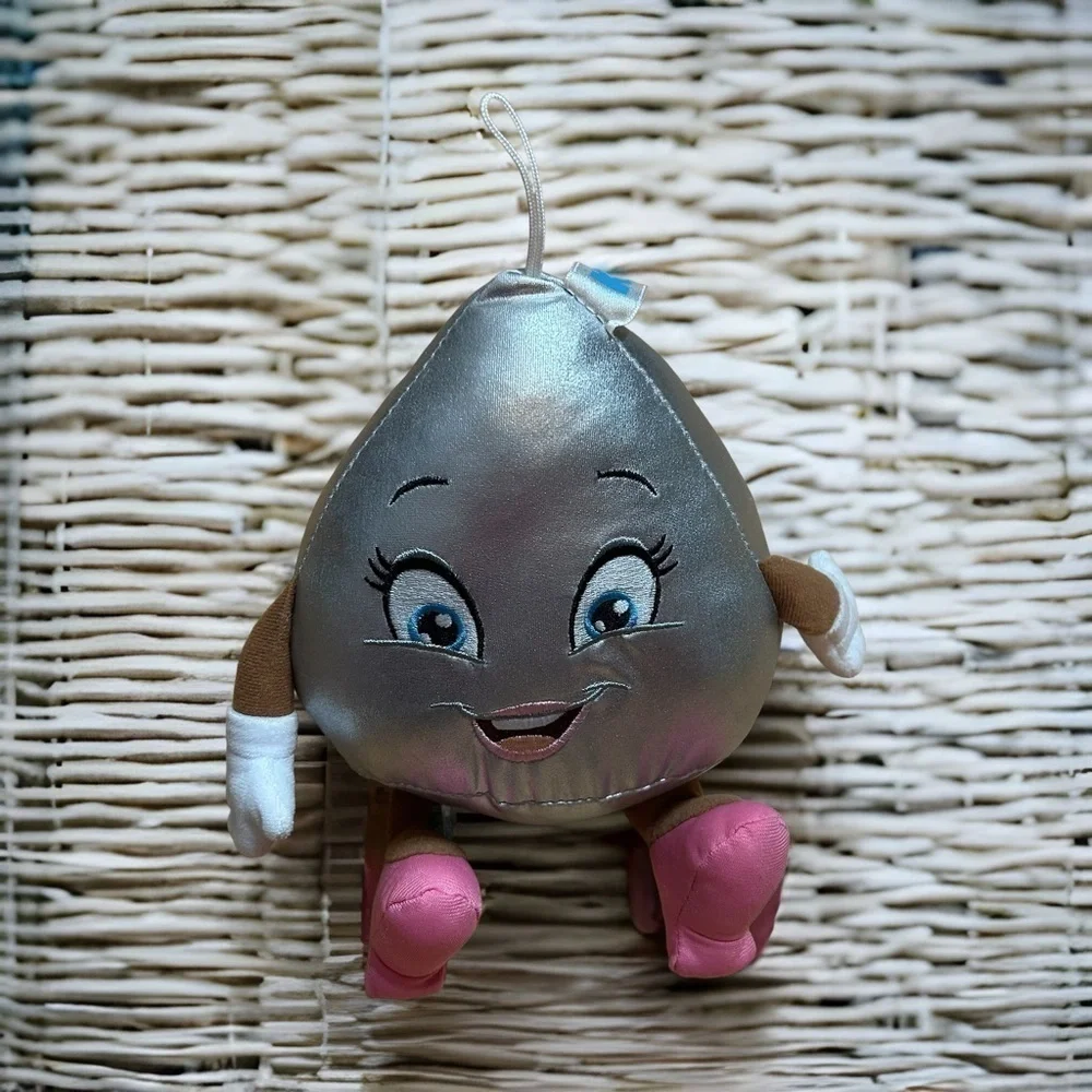 Hershey Kiss Plush Stuffed Animal Silver Kids Toy