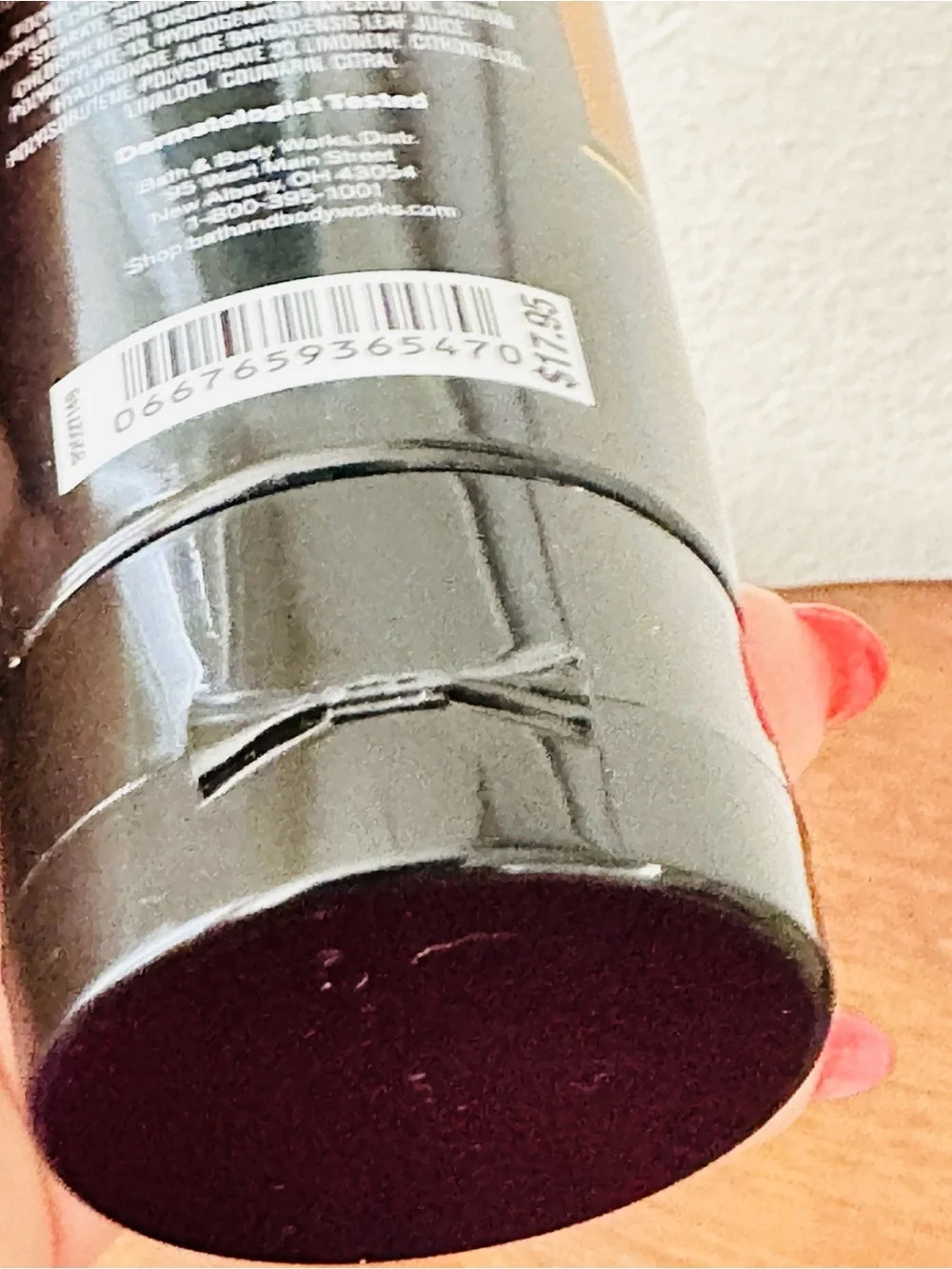 Bath & Body Works deep mahogany