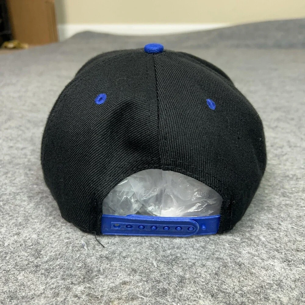 Pokemon Go Hat Cap Snap‎ Back Black Blue Embroidered Gamer Mens Team Mystic