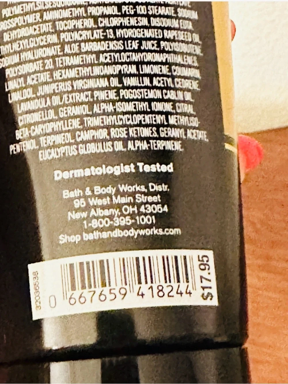 Bath & Body Works deeply hydrating