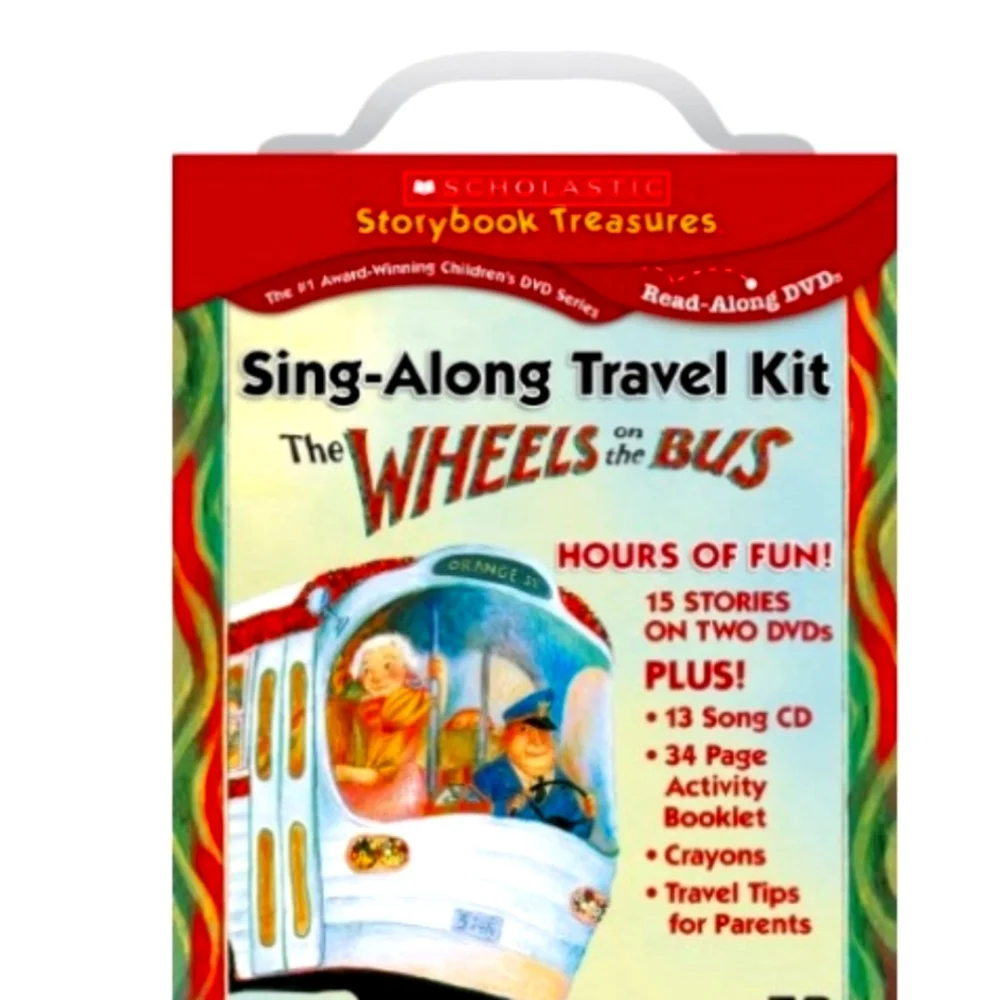 The Wheels on the Bus Sing-Along Travel Kit (Scholastic Storybook Treasures)‎ CD