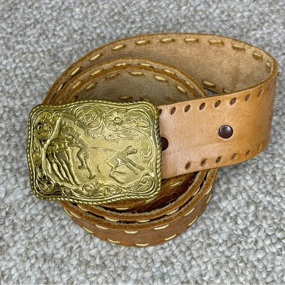 Crumrine cowboy leather