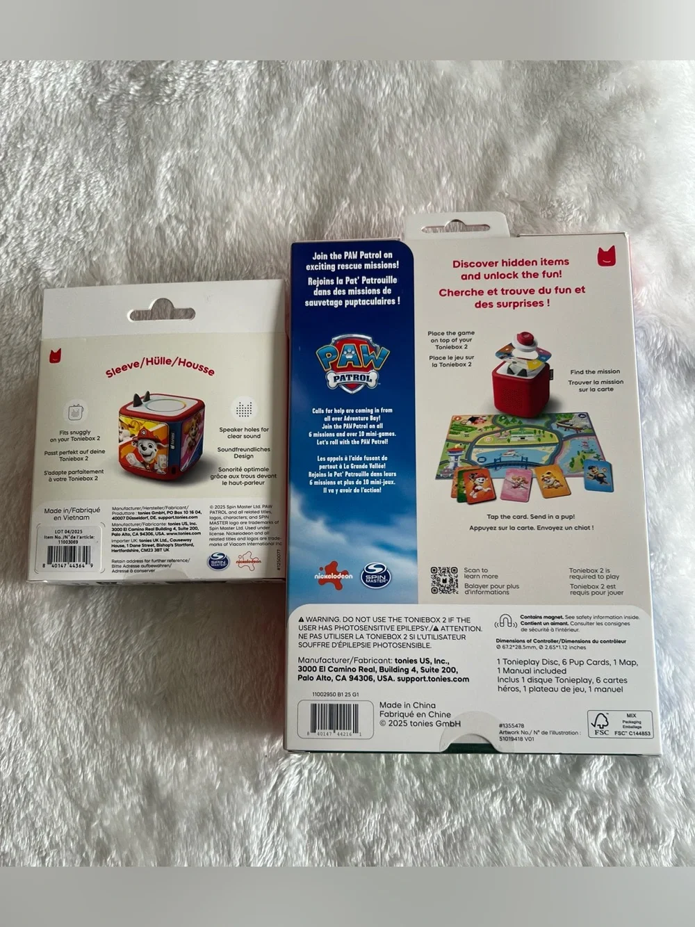 Paw Patrol nib toniebox