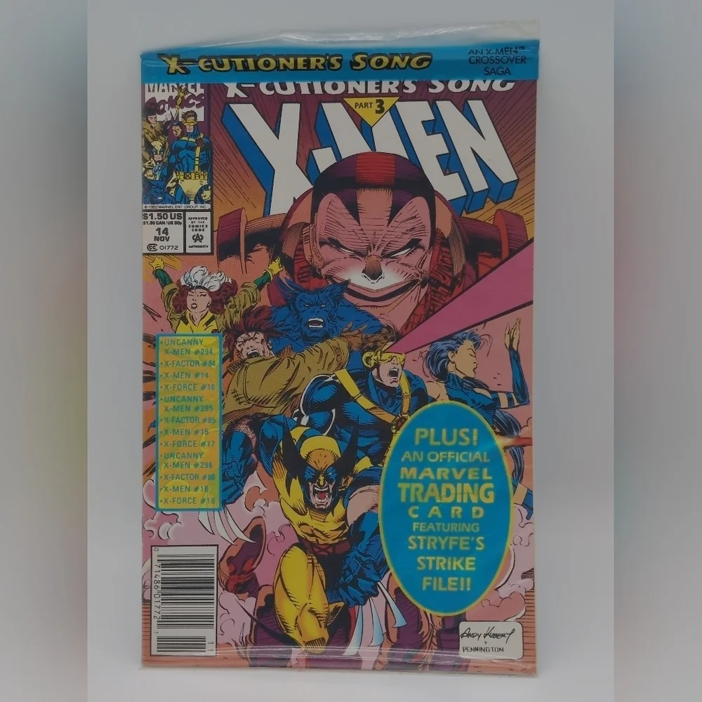 Marvel X Men Comic Books Set Of 5  Inhumans Vs, X-cutioners Song, Rogue, Polybag