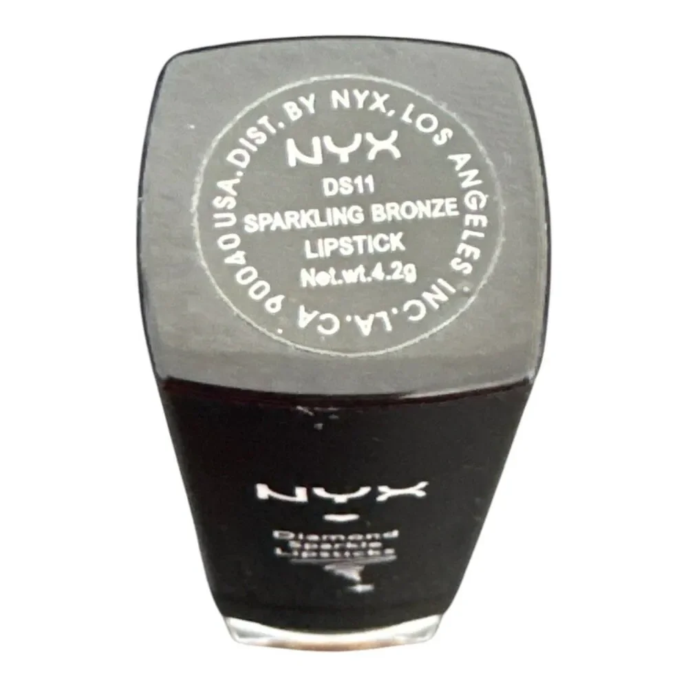 NYX Diamond Sparkle DS11 Sparkling Bronze Lipstick 4.2g New