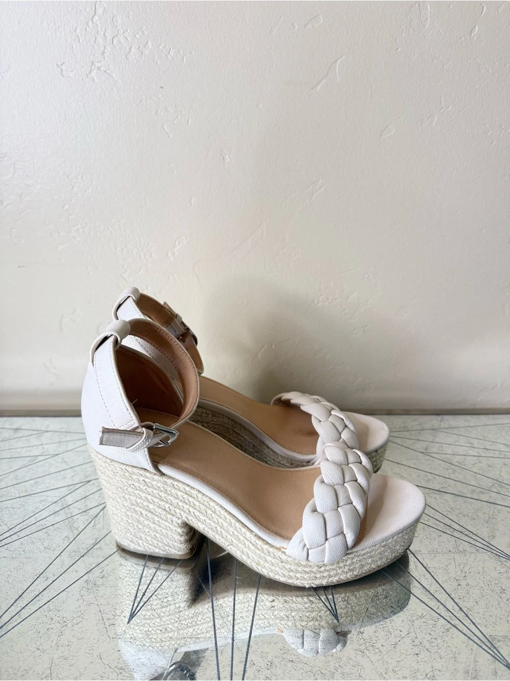 Oasis Society wedge outfit casual