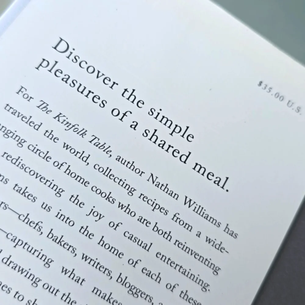 kinfolk table recipes
