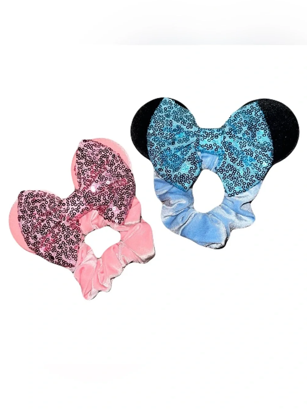 Hair Tie with Mouse Ears Set of 2 NEW