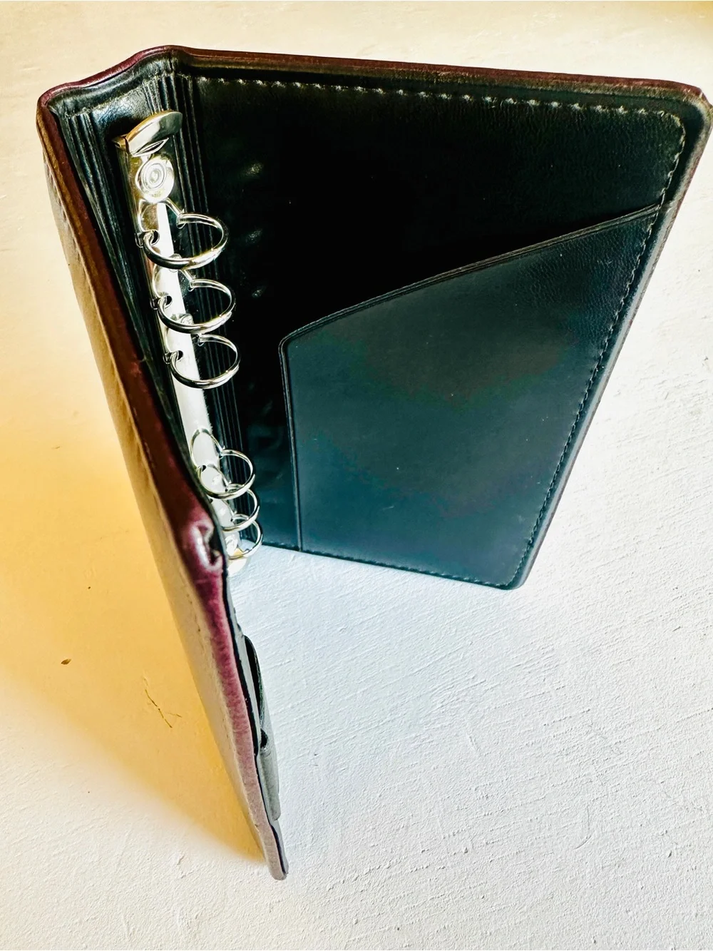 Rolodex compact burgundy