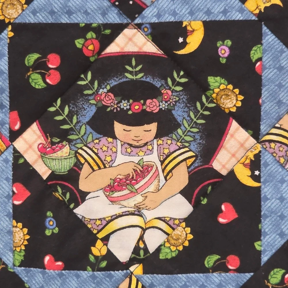 Handmade quilted wall