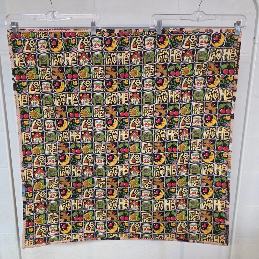 Handmade quilted wall