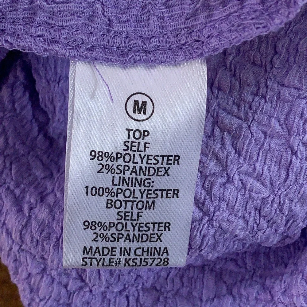Fashion Nova Womens Medium Purple Textured Popcorn Knit Cropped Pants New