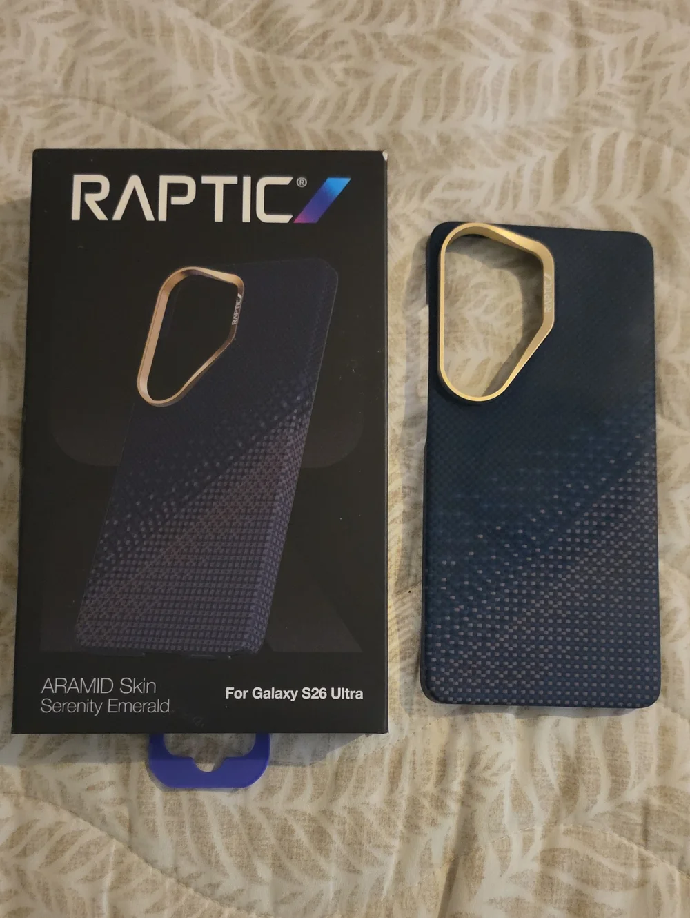 Raptic Aramid Skin Case for Galaxy S26 Ultra - Serenity Emerald