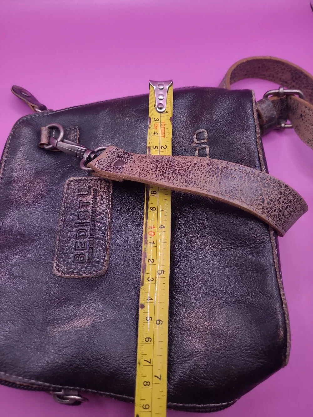 Bed|Stu Ventura Black Hand Washed Handbag Bed Stu Read Description
