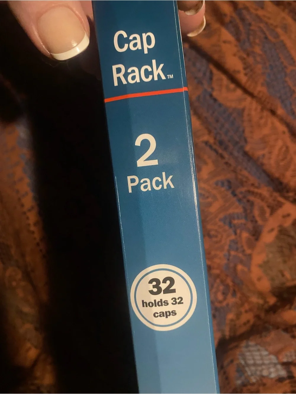 Cap Rack Organizer- 32 Hat Capacity!