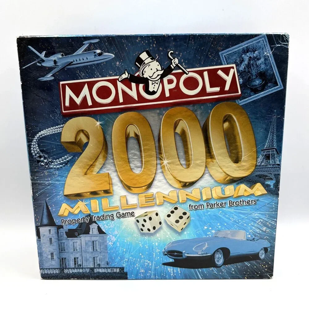 Monopoly 2000 Millennium Edition Board Game Parker Brothers Complete Vintage