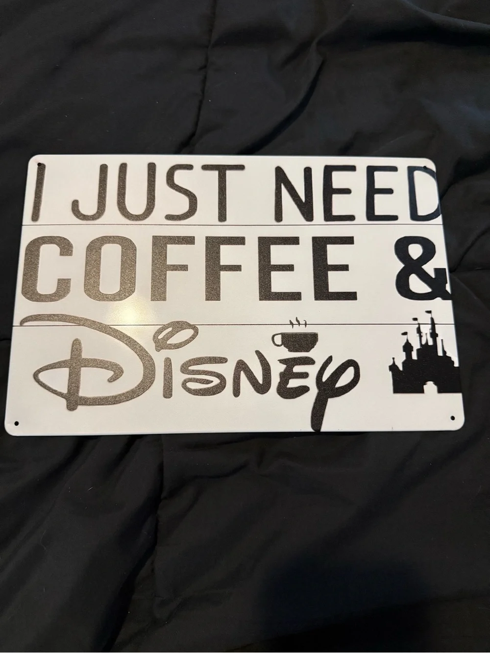 N/A metal sign