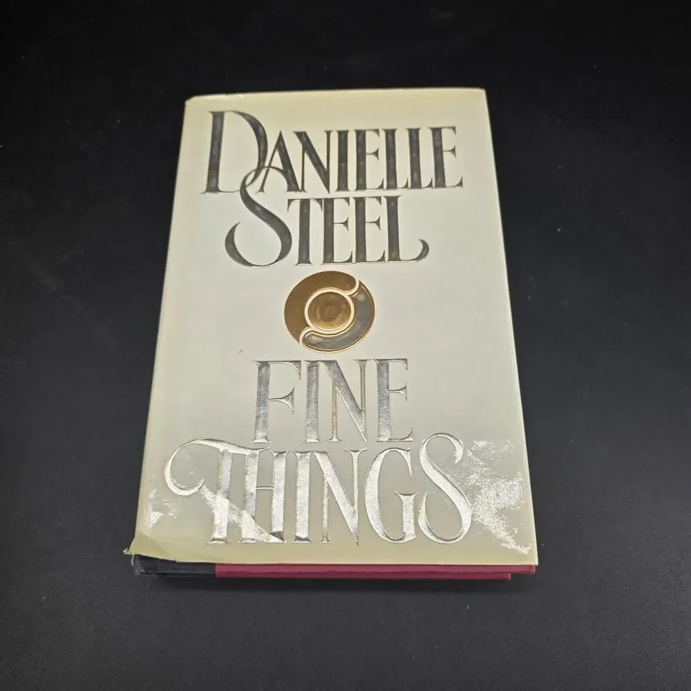 Fine Things Danielle Steel First Printing 1987 Hardcover Novel Book