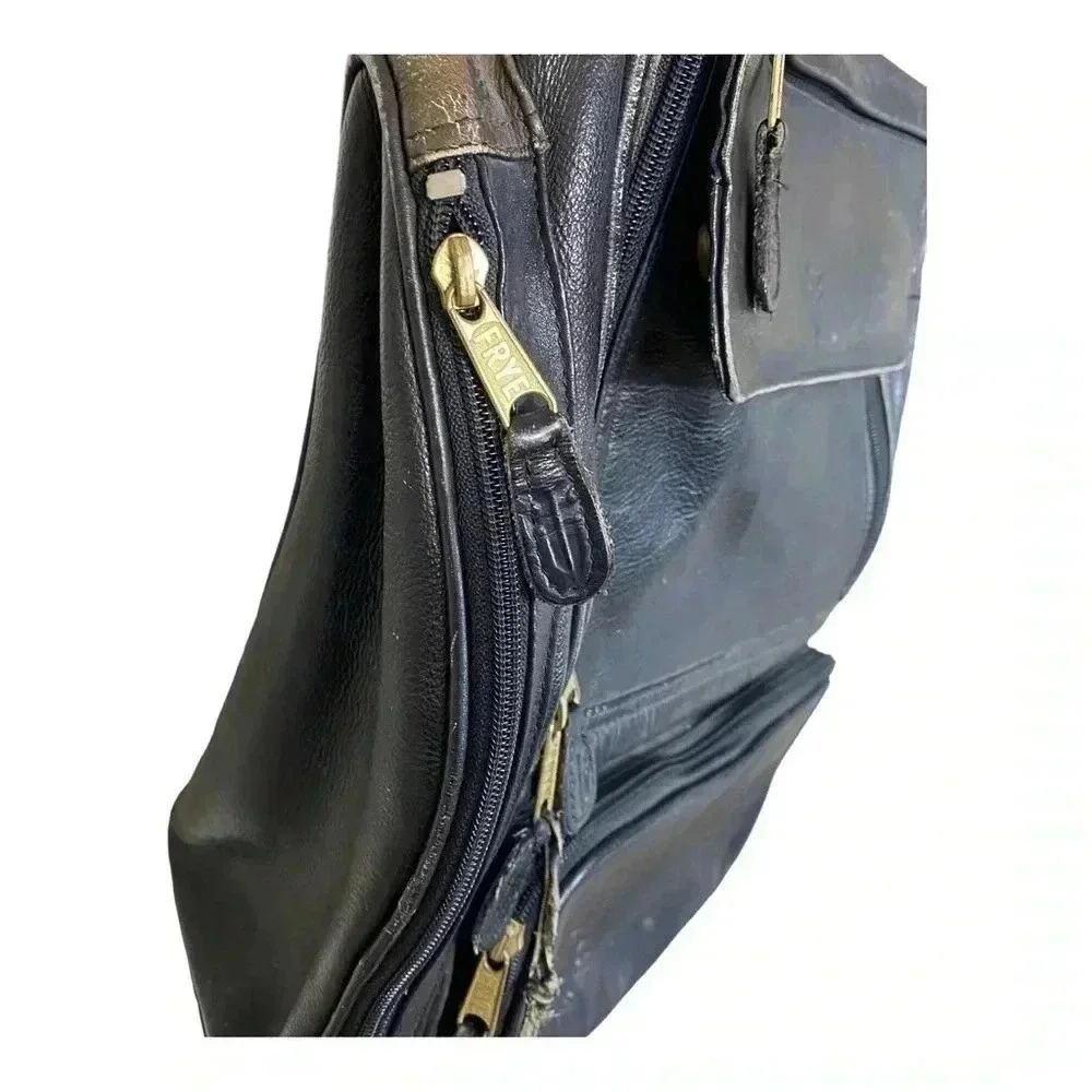 Frye black leather