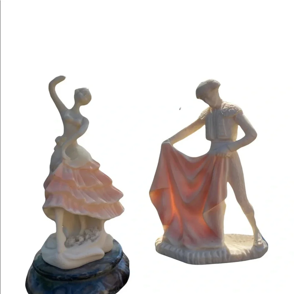 Spanish Flamenco Dancers Set Vintage