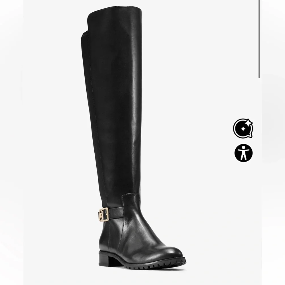 Michael Kors side toe vachetta
