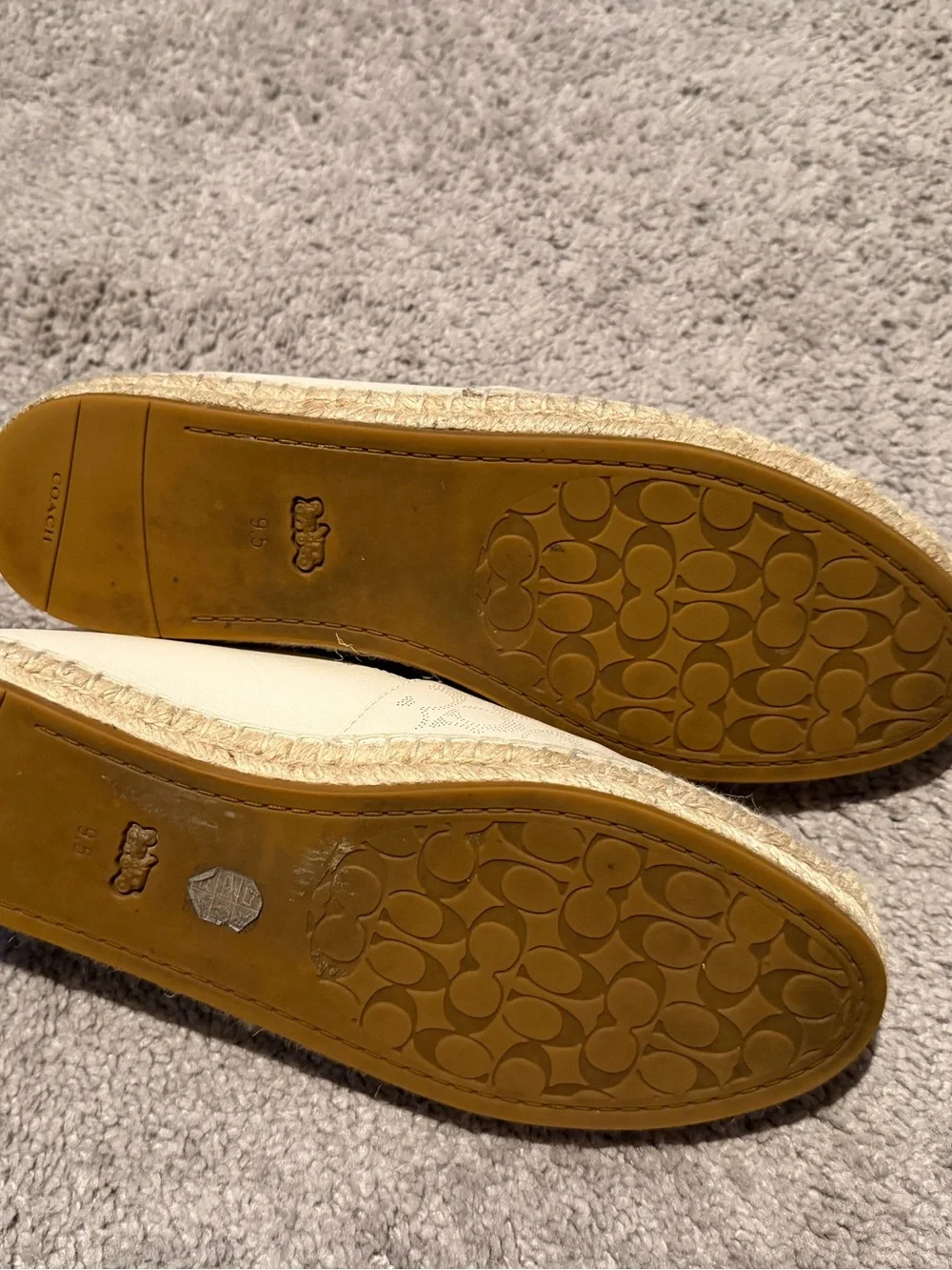 Coach espadrille flats