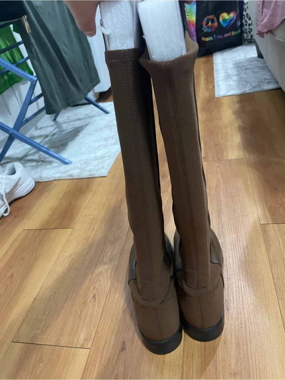 Stuart Weitzman Tall Brown Leather Over-the-Knee Boots
