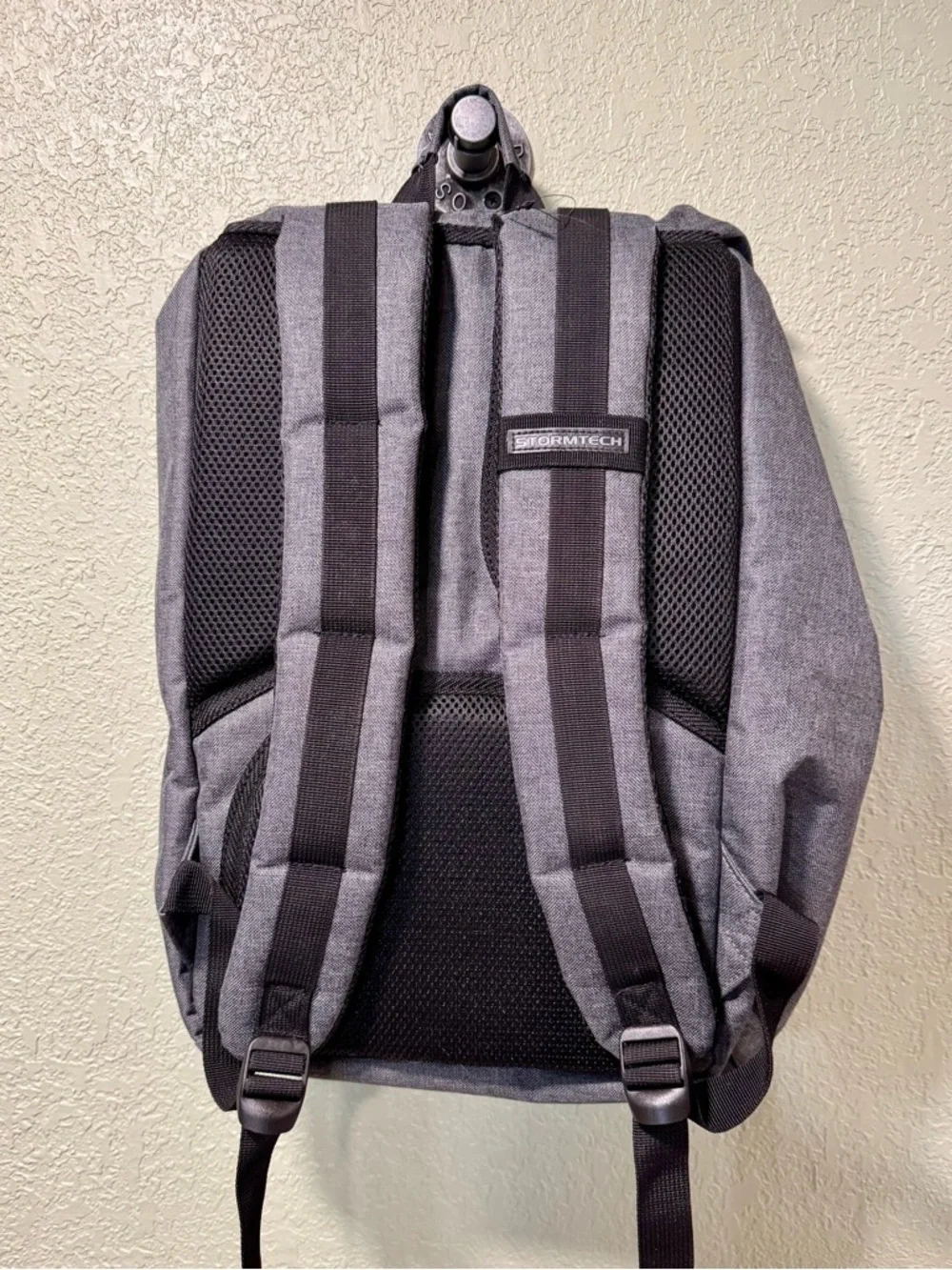 John Deere Gray Backpack with Green Logo