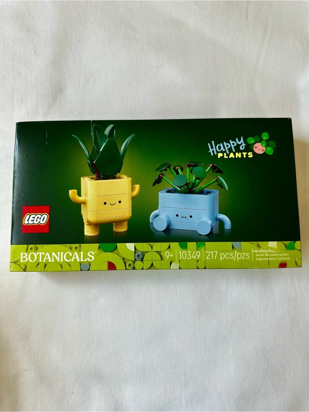 LEGO Botanicals Happy Plants 10349 217 Pieces Building Set New Sealed Box