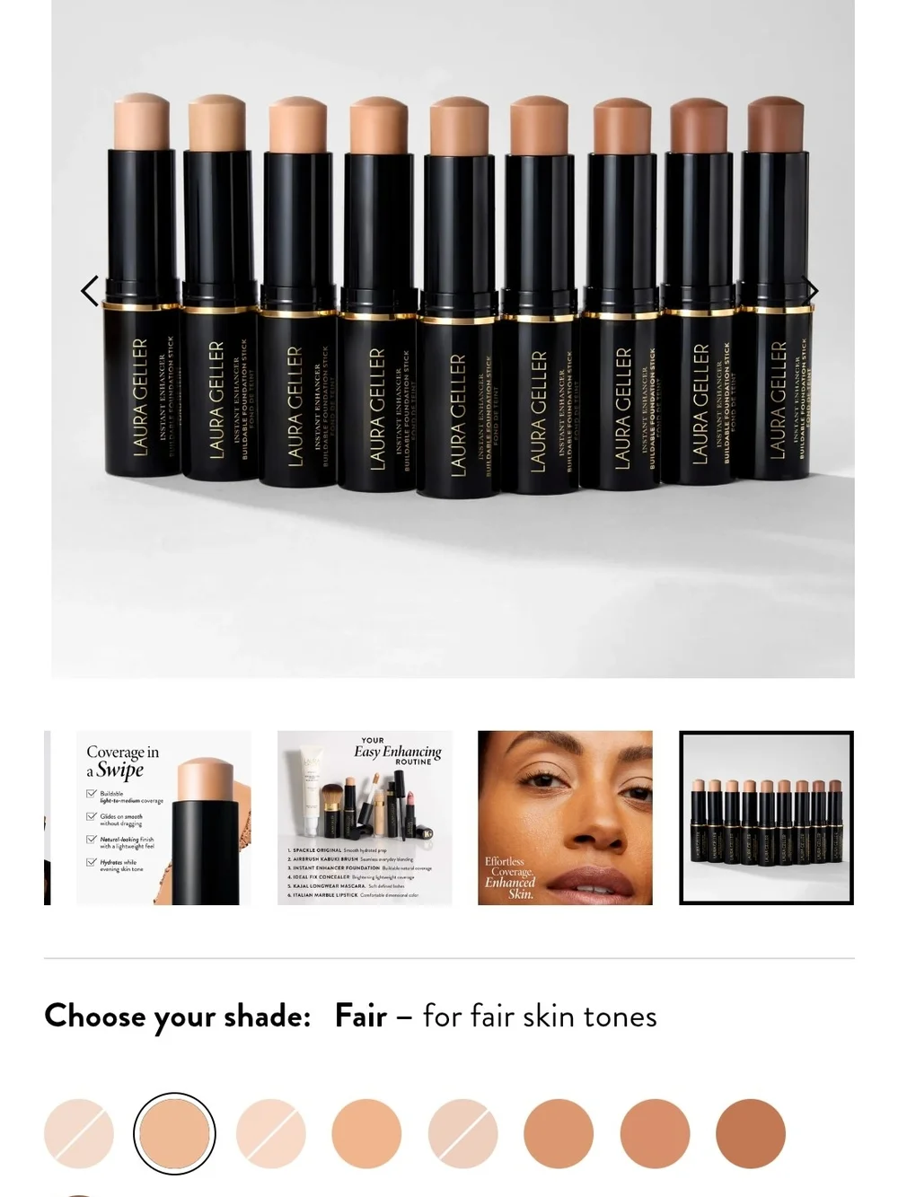 Laura Geller Instant Enhancer Foundation Stick In Tan