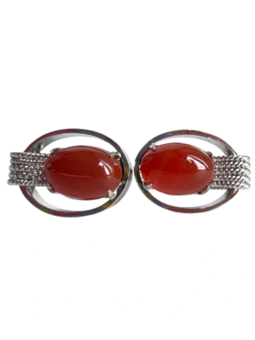 Vintage red oval