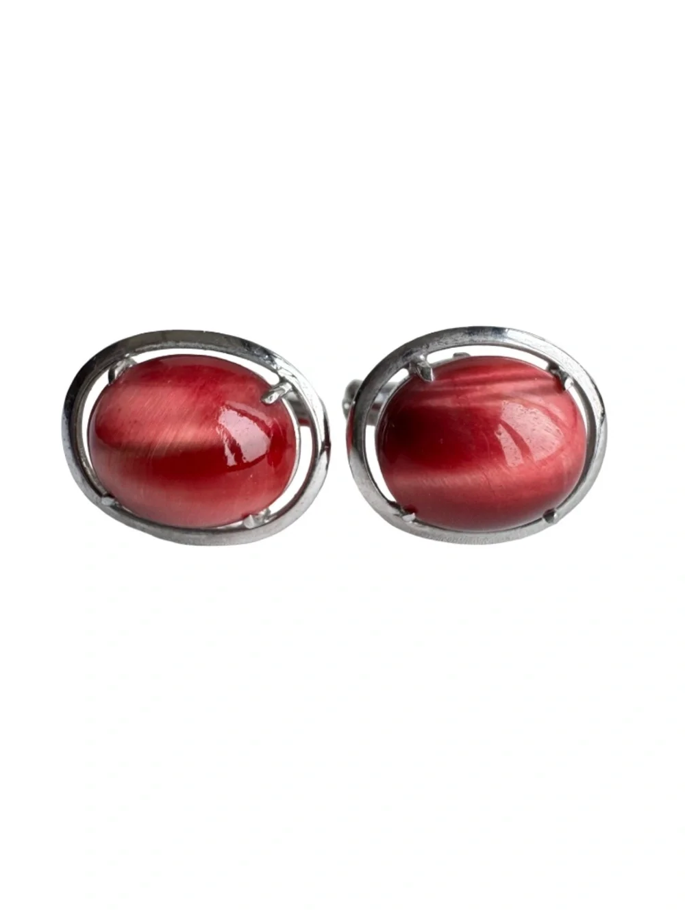 Vintage red oval