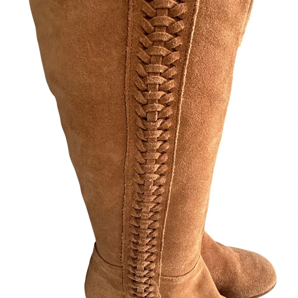 Matisse tan suede