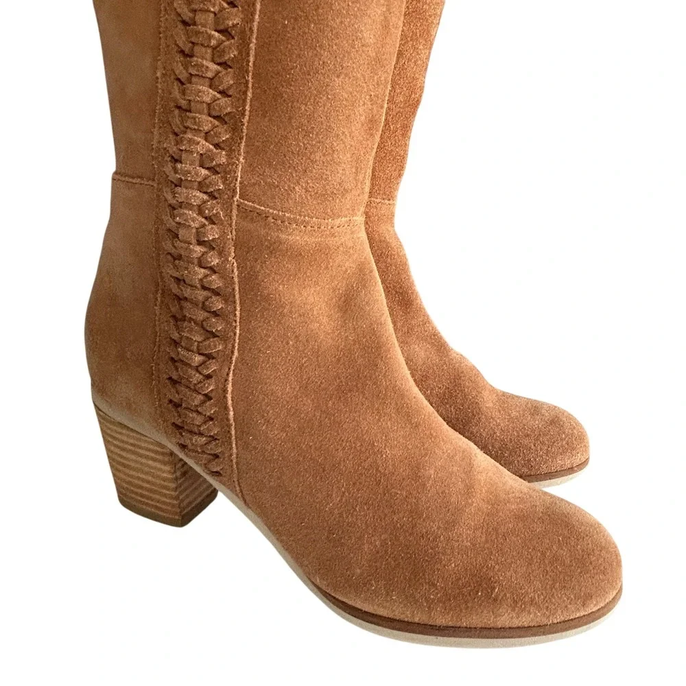Matisse tan suede