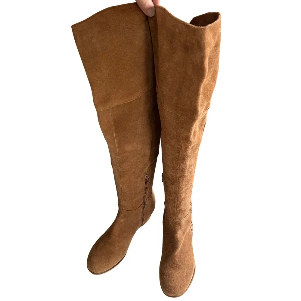 Matisse tan suede