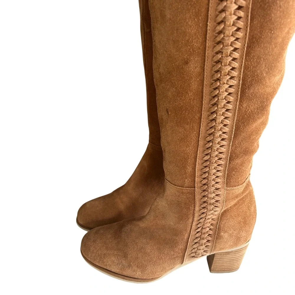 Matisse tan suede