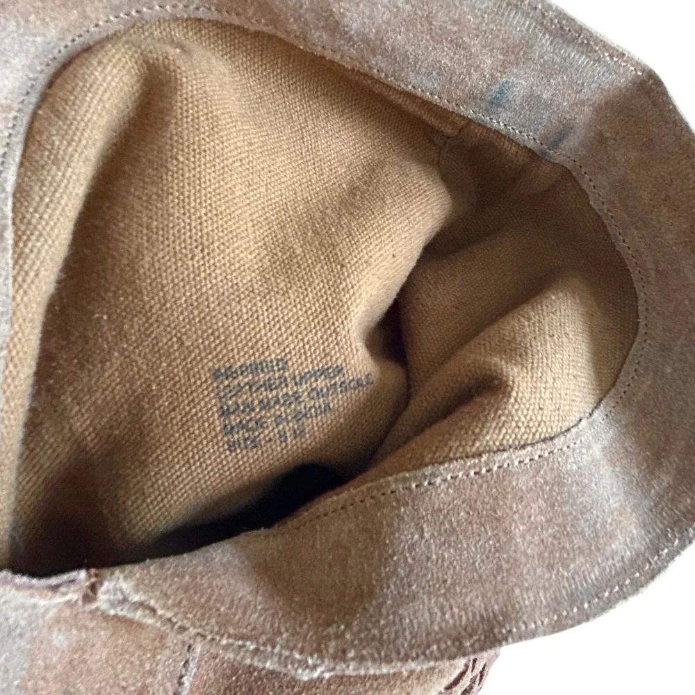 Matisse tan suede