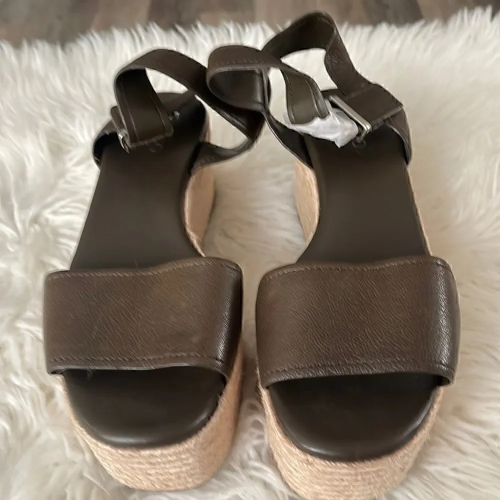FRANCO SARTO LEATHER ESPADRILLES NWOT SIZE 8.5
