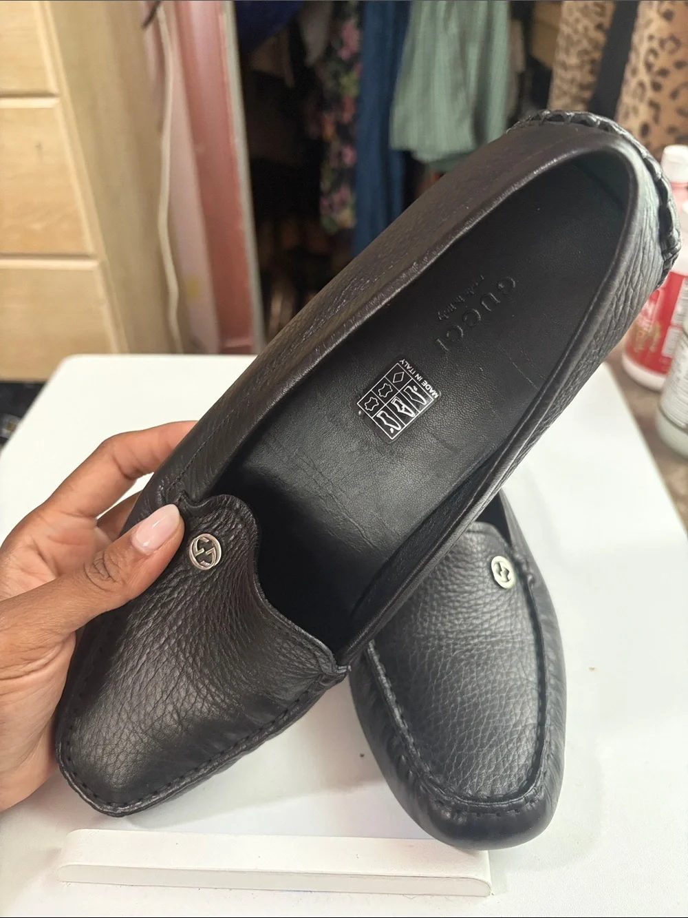 Gucci slip loafers