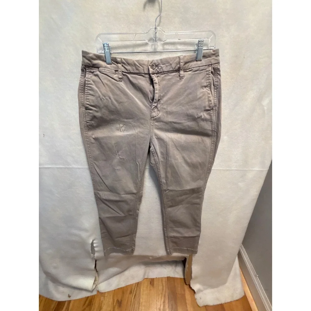 J Crew Chino Pants Khaki Tan Straight Leg‎ Mens Size 30x24.5