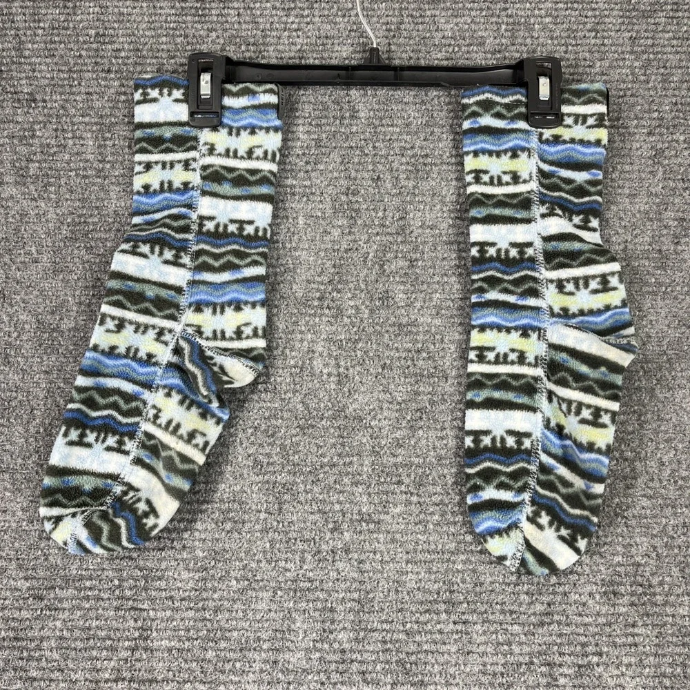 REI Co-op Gorpcore Cabin Fleece Geometric Fair Isle Print‎ Fuzzy Socks Womens OS