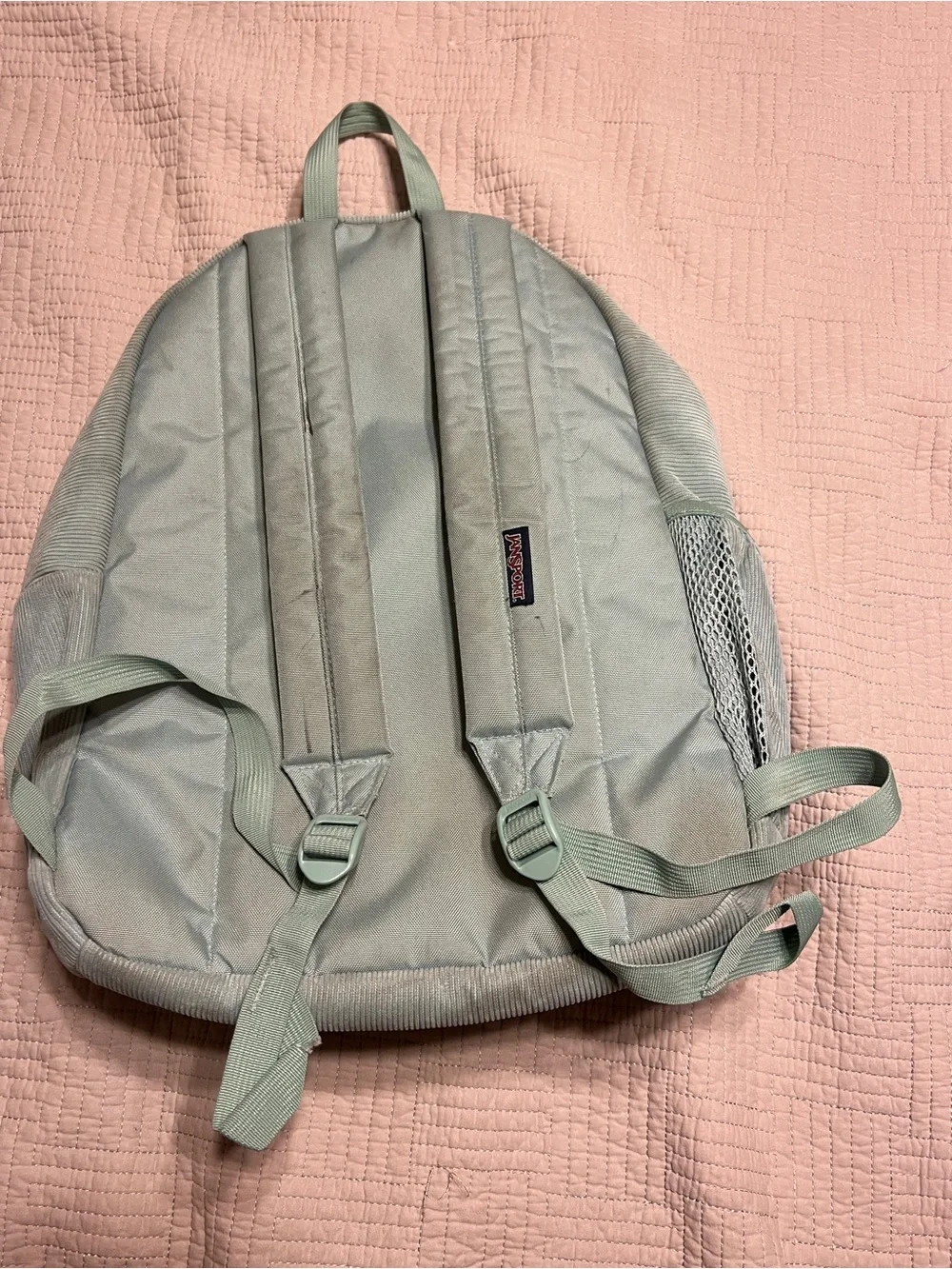 Jansport corduroy backpack