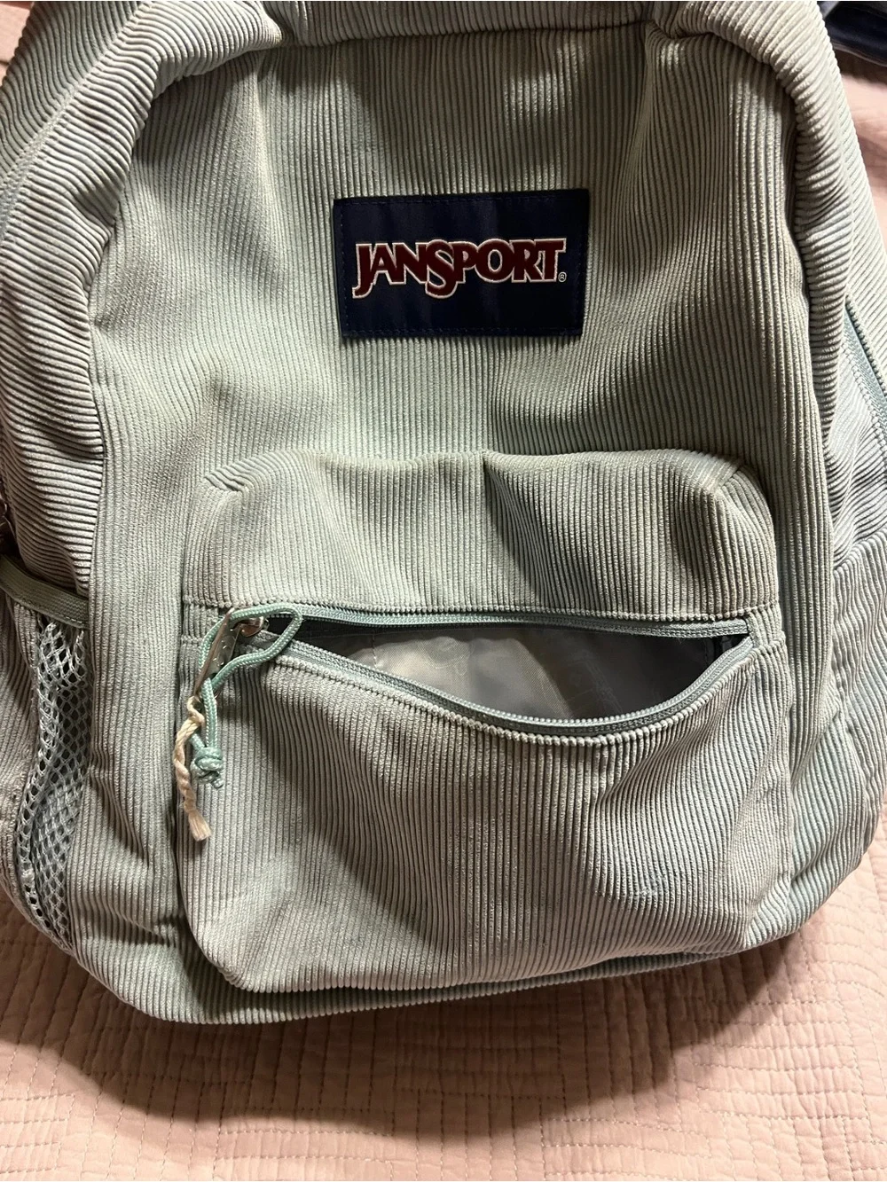 Jansport corduroy backpack