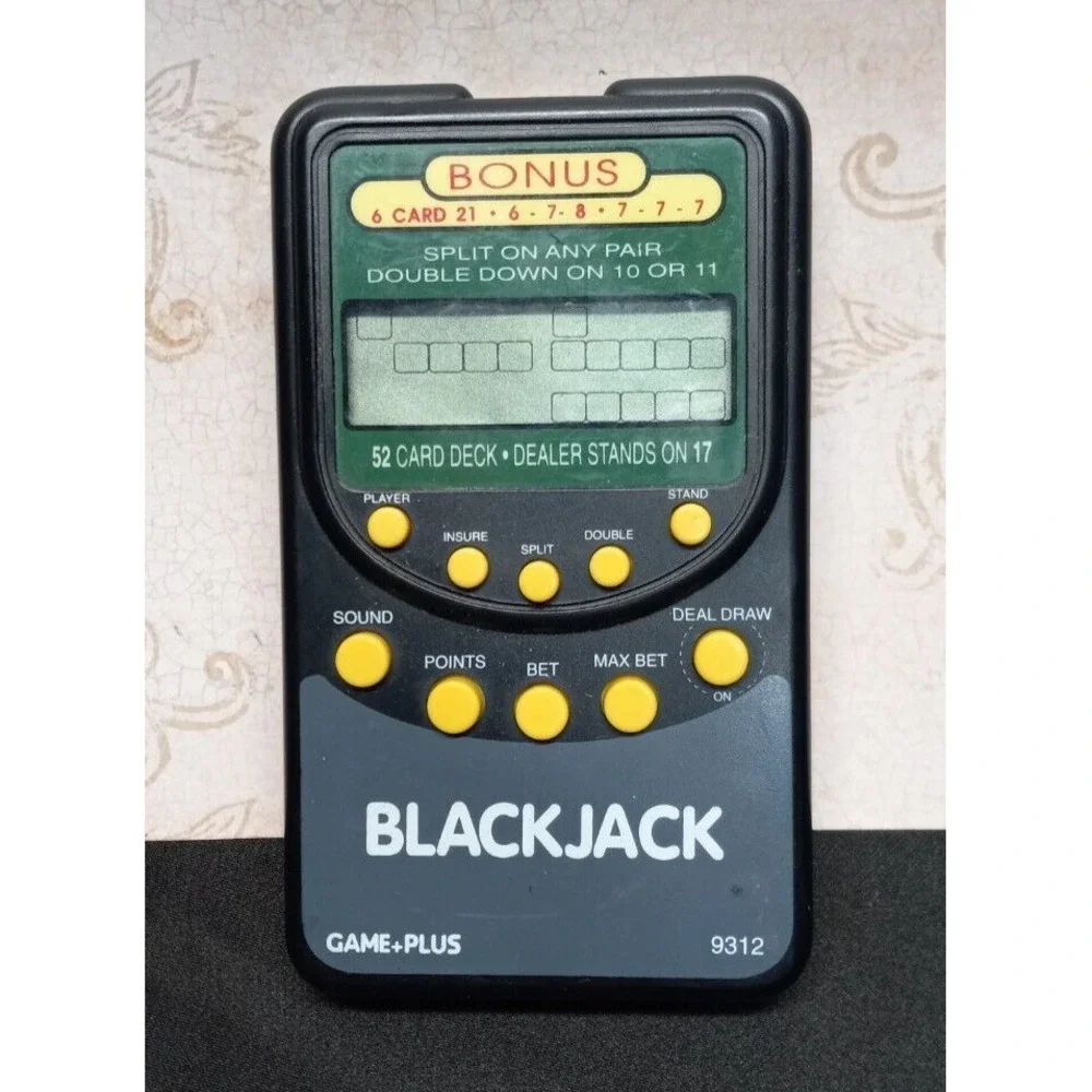 BlackJack handheld game tested working travel portable not risky