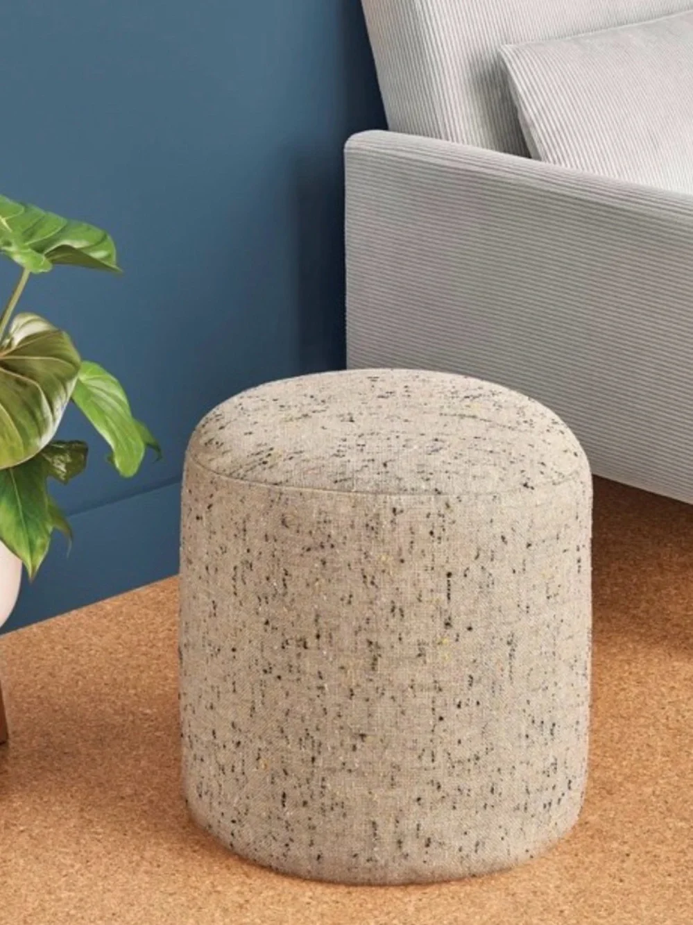Room Essentials beige ottoman